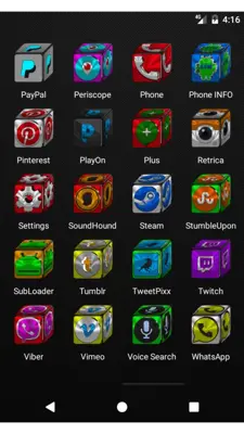 Cube Icon Pack Free android App screenshot 4