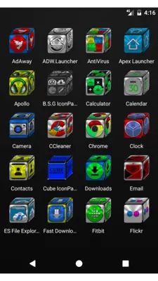 Cube Icon Pack Free android App screenshot 6